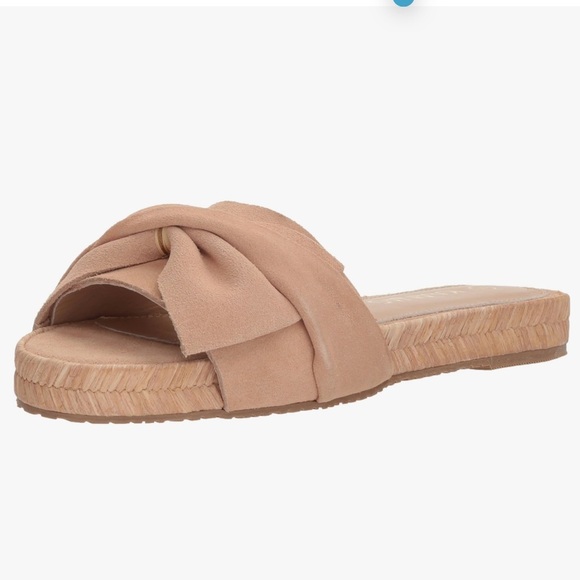 KAANAS Women's Sayulita Suede Bow Slide Sandal 11 - Picture 1 of 11